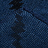 Navy Blue Hemp Carpet Rug,293x219Cm