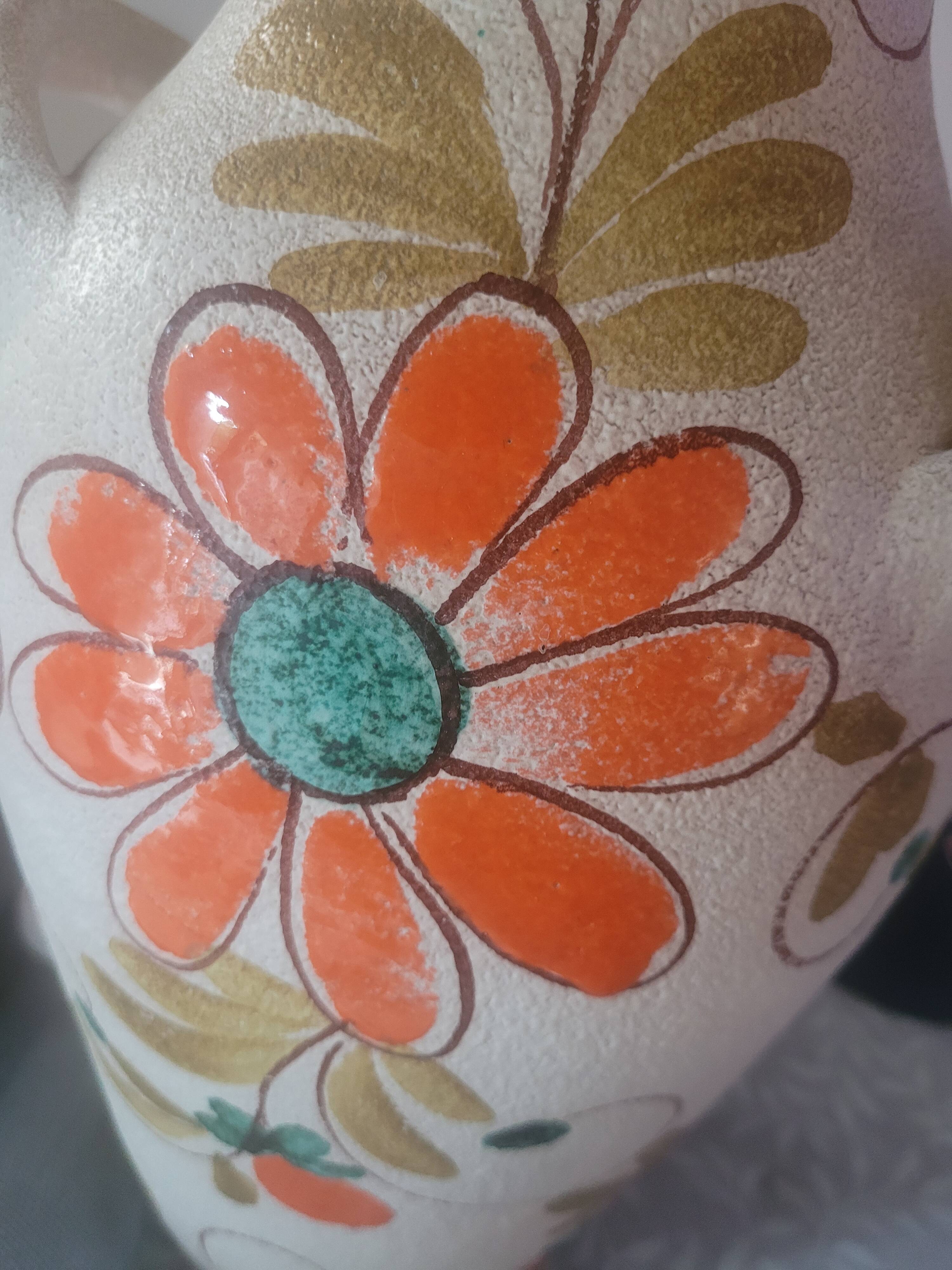 Lampe en céramique vintage
