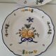 Pair of antique hand-painted plates