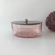 Oval glass candy