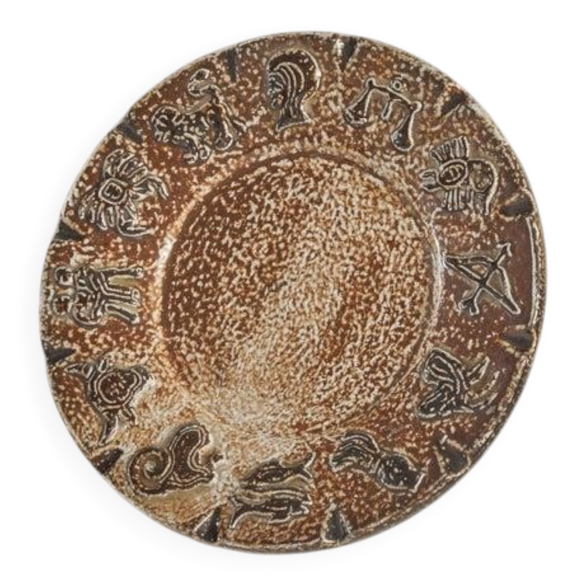 Armogrès 'Zodiac' bowl in pottery from the 1960s.