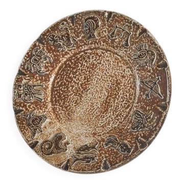 Armogrès 'Zodiac' bowl in pottery from the 1960s.
