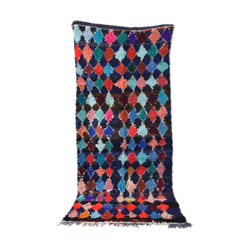 Tapis boucherouite marocain 145x280cm