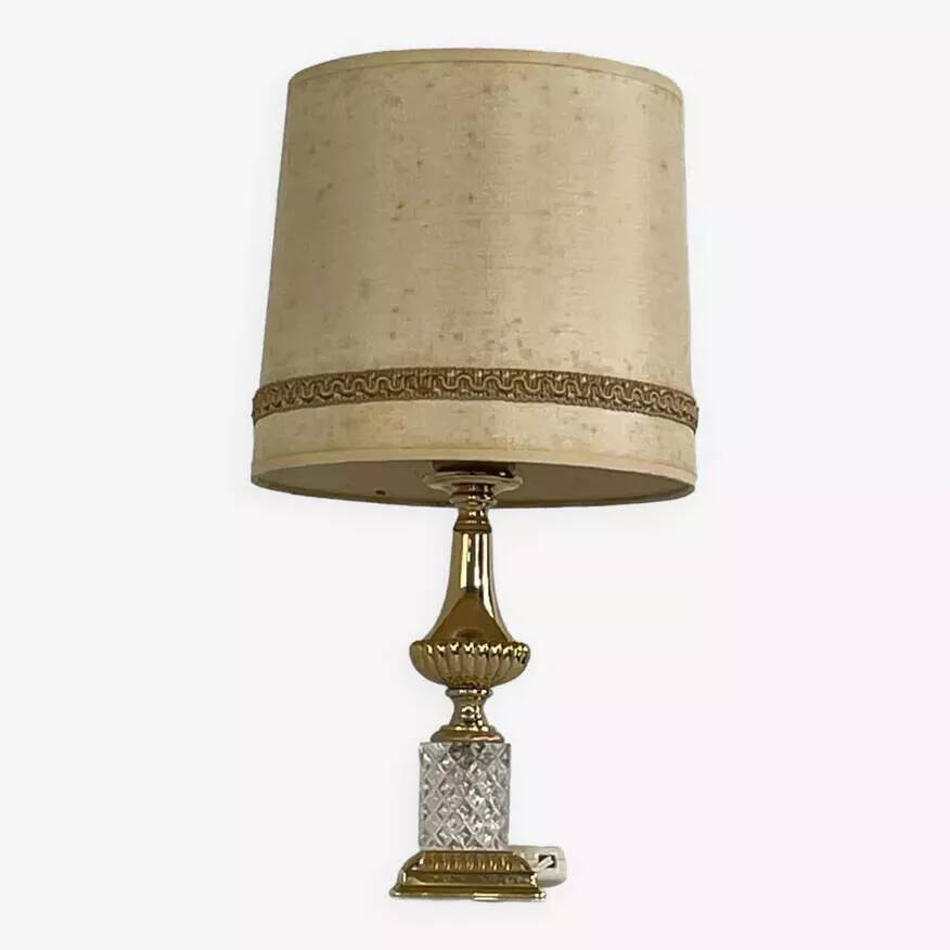 Brass and Crystal D'albret lamp