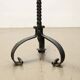 Antique three-legged wrought iron planter with basin, Italy, 20th century