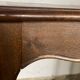 Oak desk and oak veneer with a large Louis XV style drawer