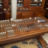 Cutlery 168 pieces silver metal Saint Médard Louis XV style