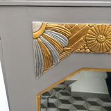 Art deco trumeau mirror - 103x72cm