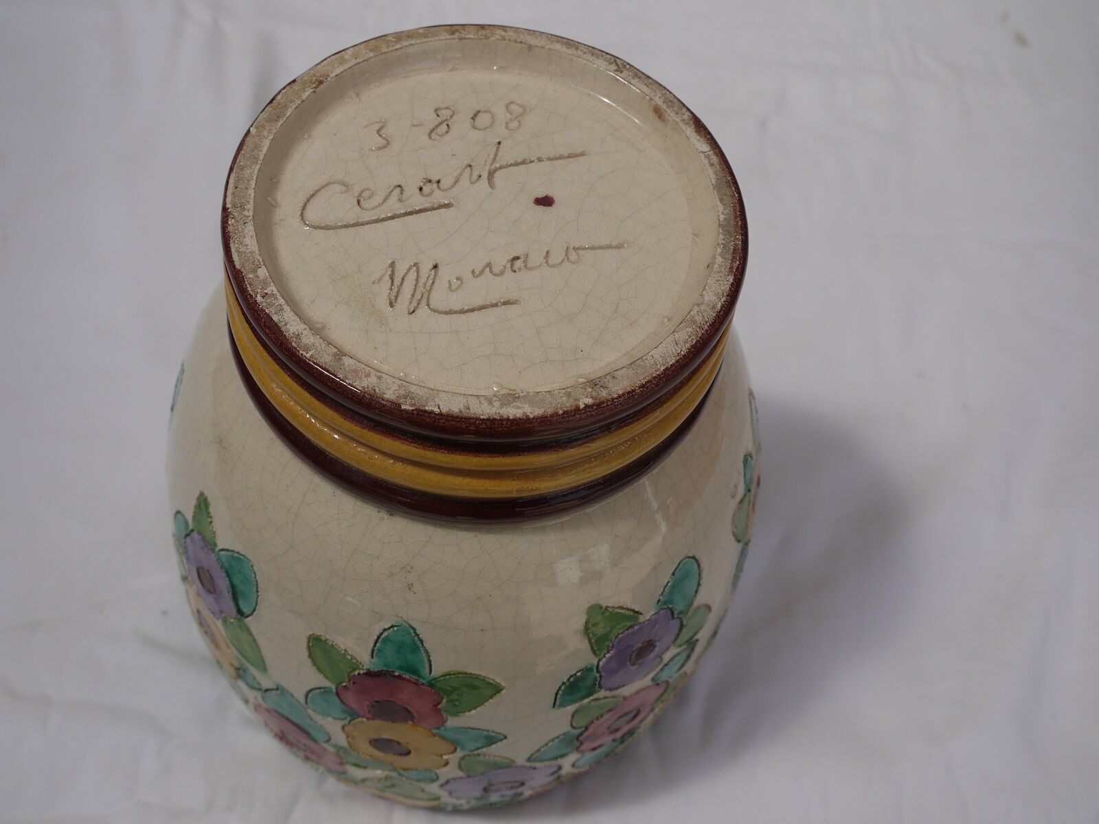 Cerart Monaco cache-pot vase of the 1950s