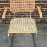 Cesca chair B64 with armrests by Marcel Breuer Design