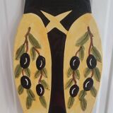 Ceramic cicada dish signed NEM