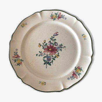 Assiette ancienne Villeroy & Boch (Mettlach) - modèle 1562 Vieux Strasbourg