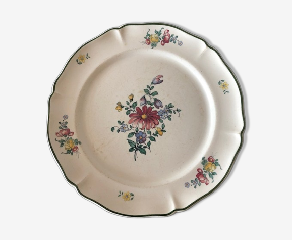 Old Plate Villeroy Boch Mettlach Model 1562 Old Strasbourg Selency