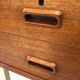 Vintage desk of the 1960s in teak veneer