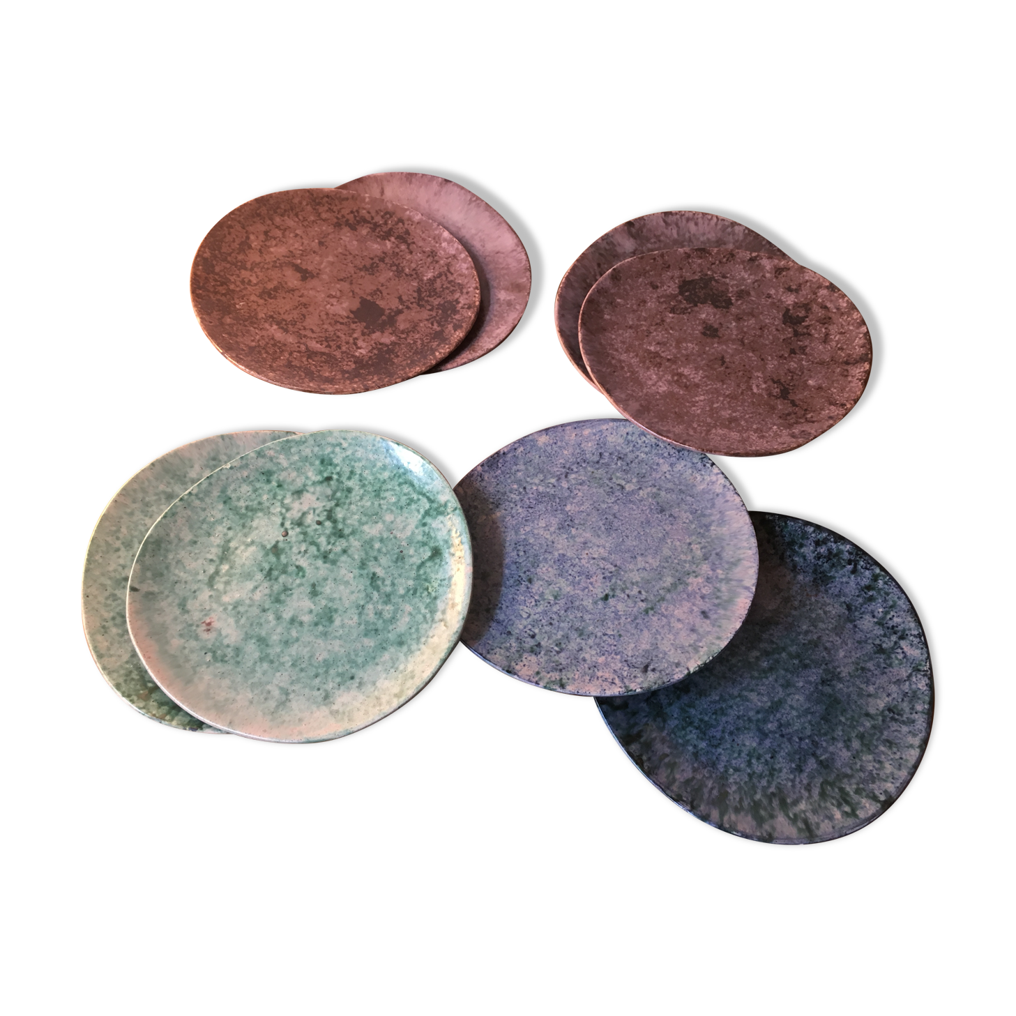 Set of 8 plates to desserts