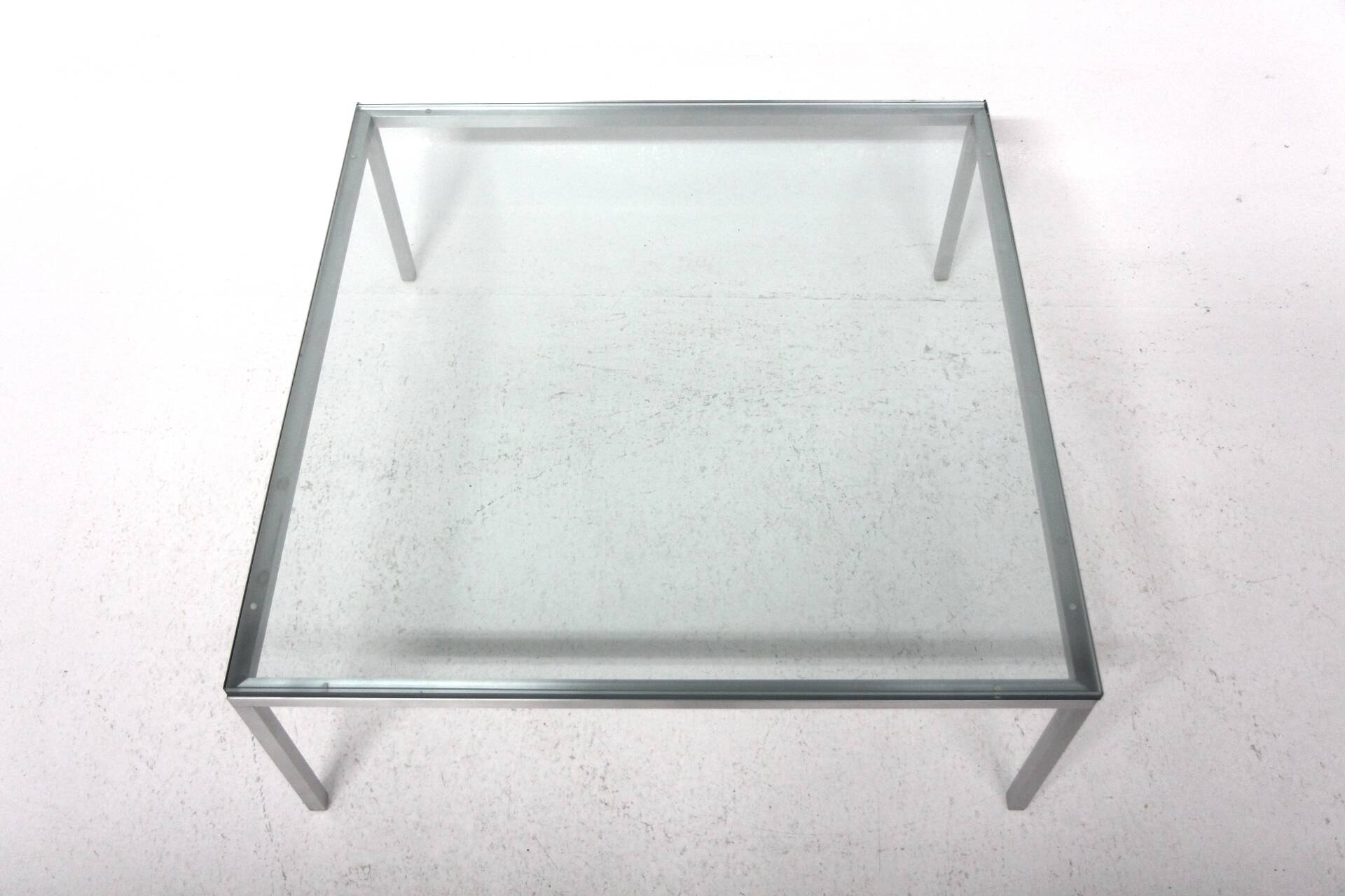 Scandinavian glass coffee table, Sweden, 1970