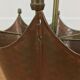 Copper 1950s umbrella holder