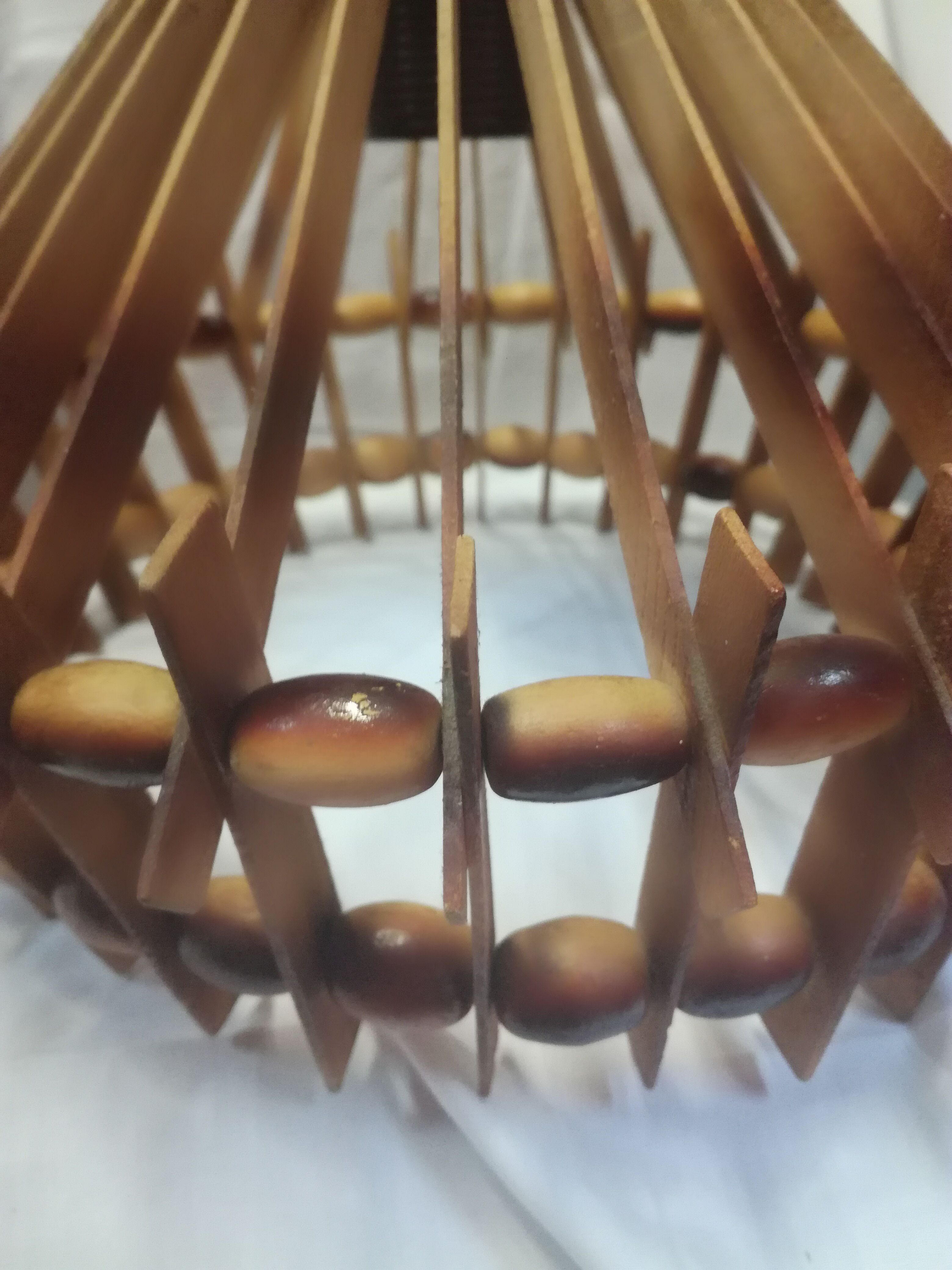 Vintage wooden suspension