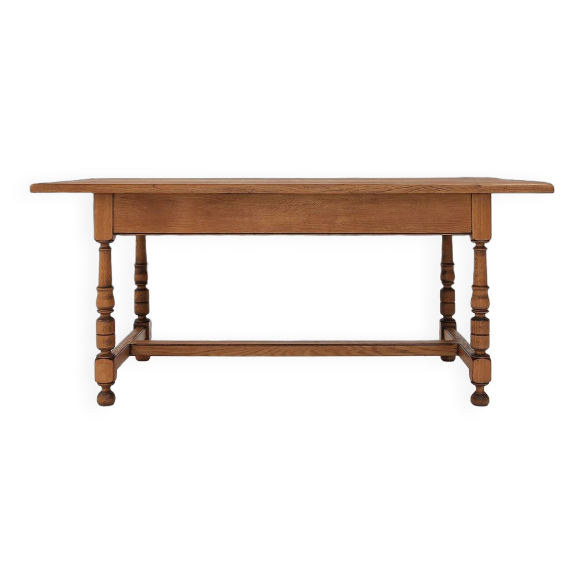 20th century Belgian oak dining table
