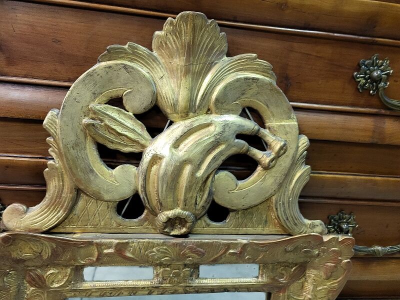 Wooden mirror dora parcloses of the XIXth n35