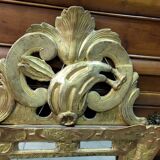 Miroir en bois dore à parcloses du XI ème siècle n35