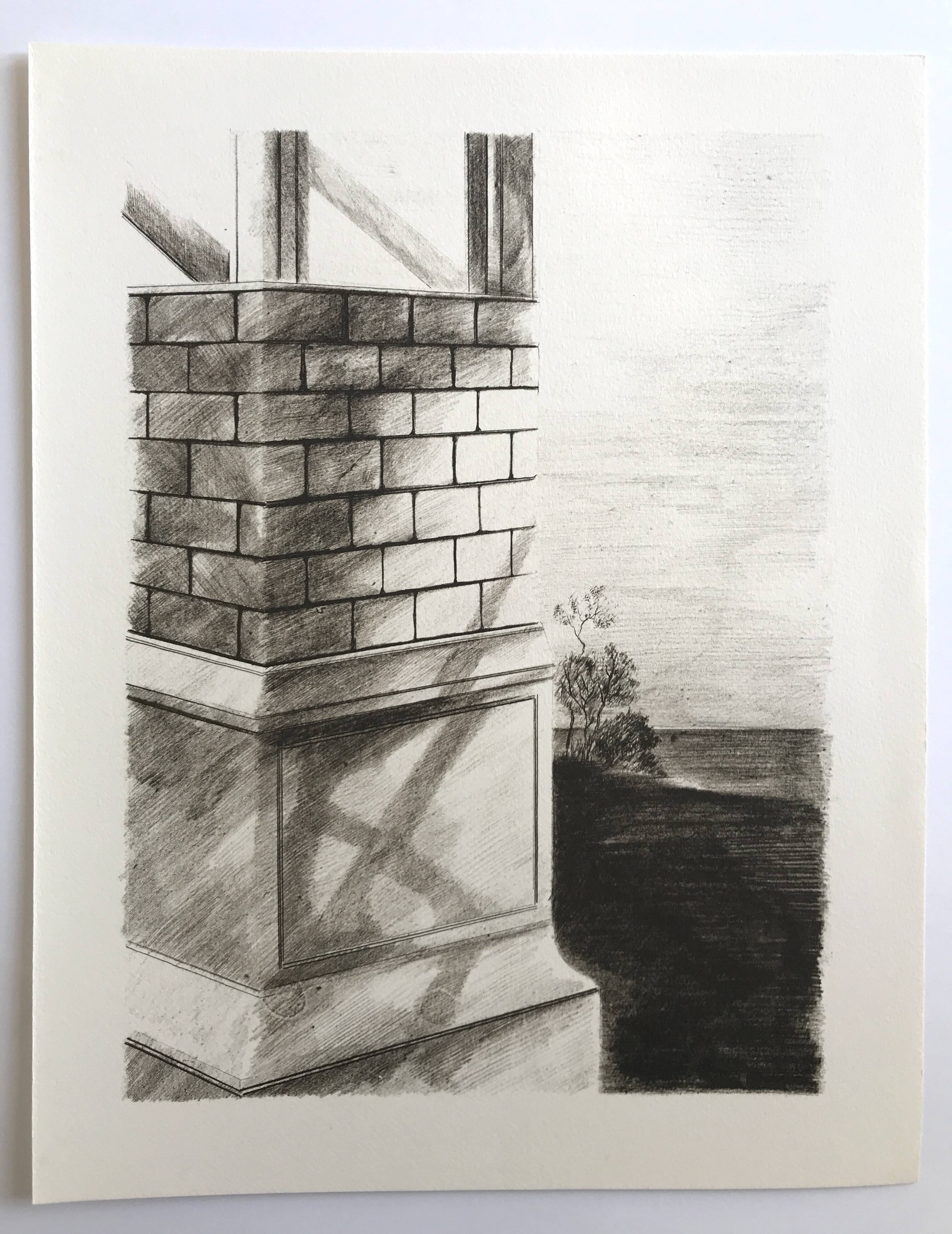 Set of 4 original lithographs by Pierre Skira, 1978. Water