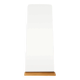 Simple vintage wall mirror with shelf