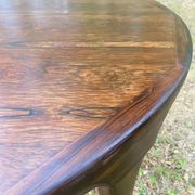 Scandinavian dining table in Rio rosewood.