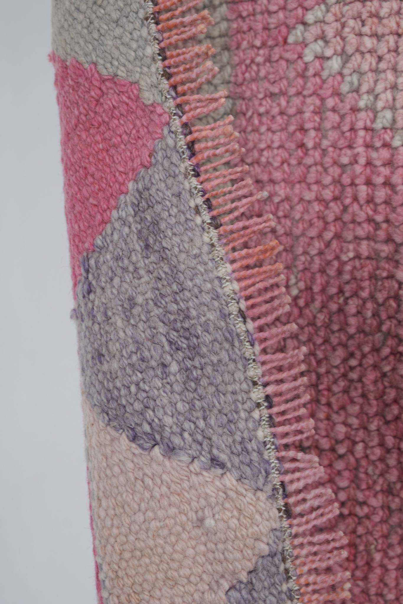 Vintage Turkish rug from Oushak, hand-woven 96x318 cm