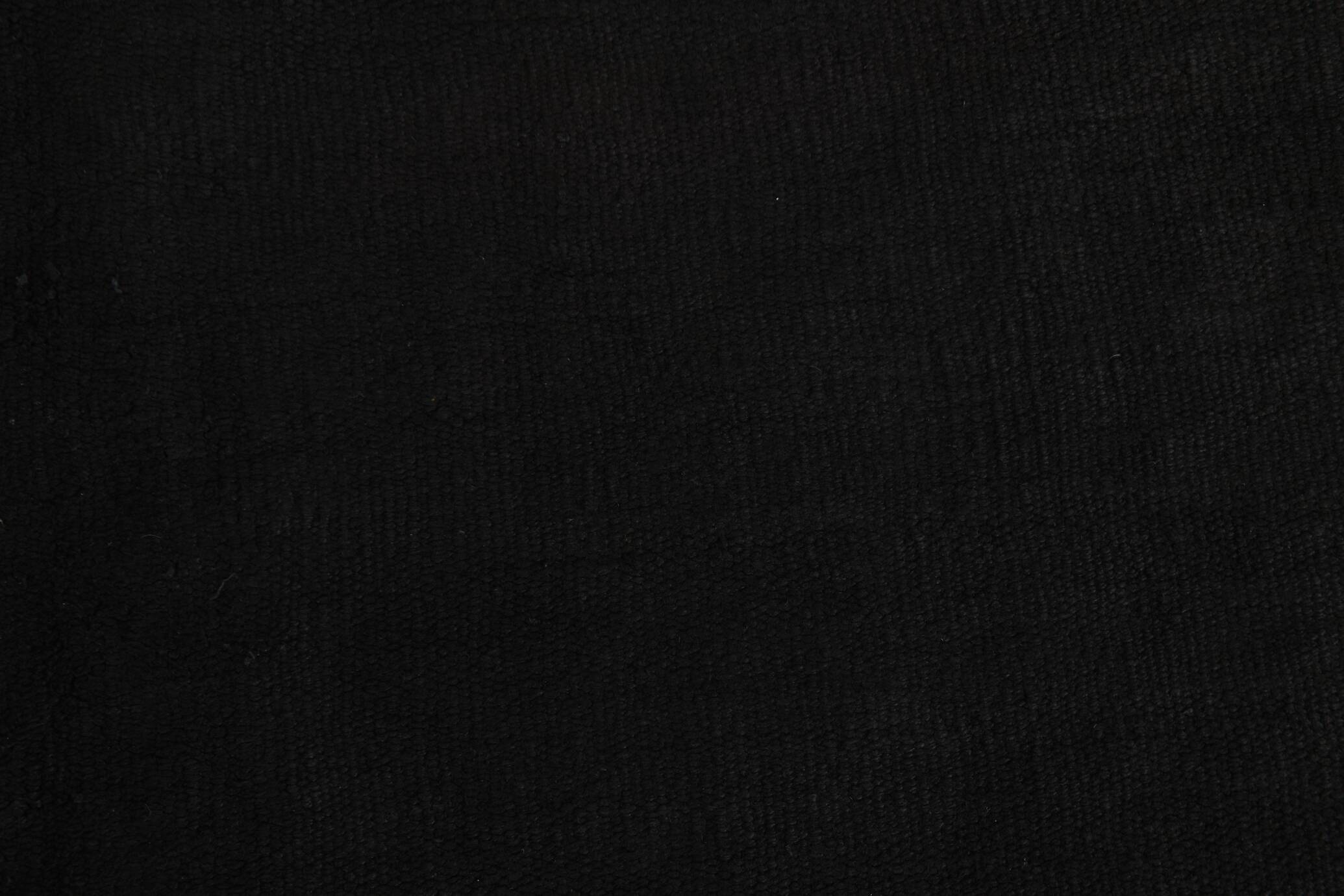 Striped Pattern Black Vintage Rug, 204x296 Cm
