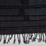 Gray & black oversize hemp rug 316x204cm