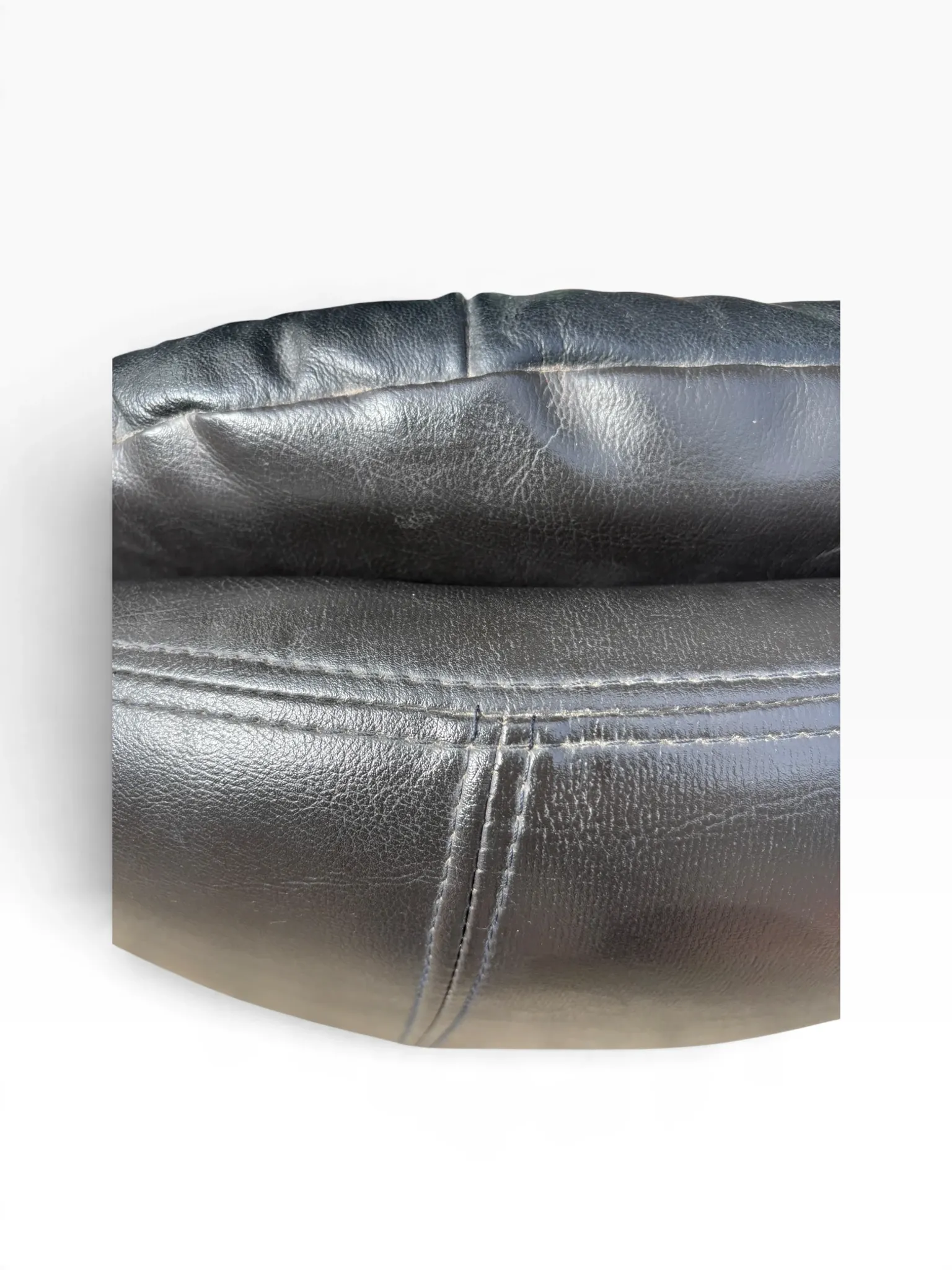 Leather swivel chair
