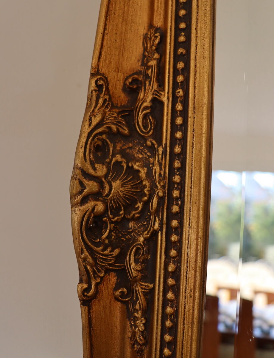 Large rectangular mirror in Louis XV style 147x85cm
