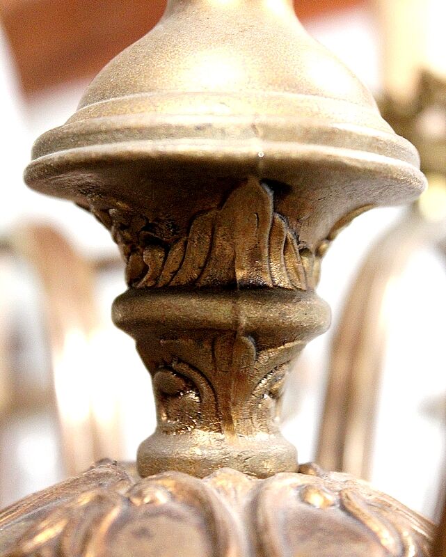 Crystal chandelier mid 20th