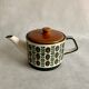Pottery teapot Boch Rambouillet noix, 1960s