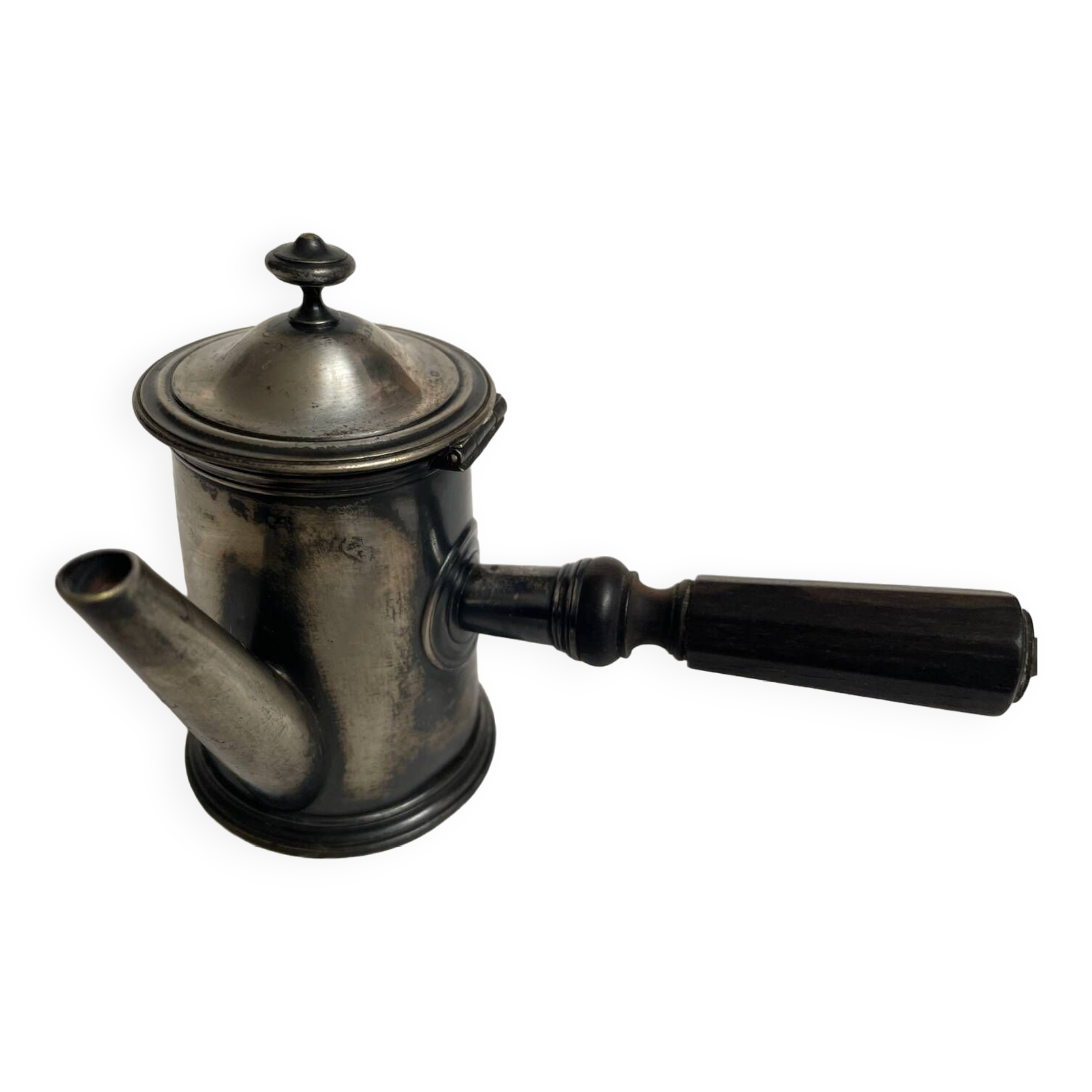 Christofle chocolate pot, silver-plated metal