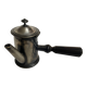 Christofle chocolate pot, silver-plated metal