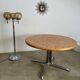 Table en bois marqueté et bois, design Dieter Waeckerlin Idealheim, années 70