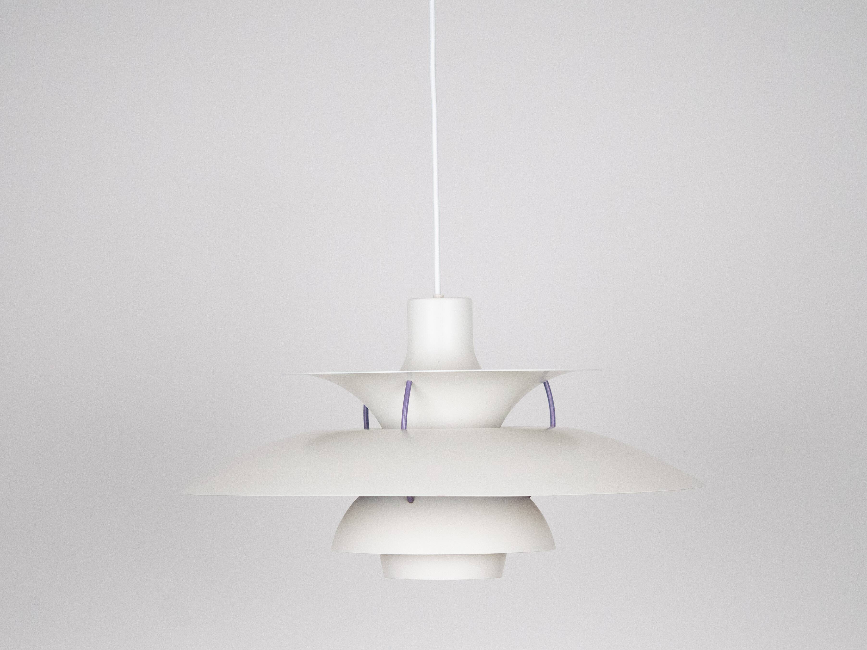 Lampe suspendue vintage danoise PH 5 par Poul Henningsen, Louis Poulsen, 1958