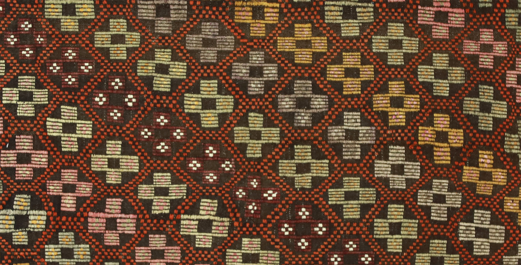 Anatolian handmade kilim rug 230 cm x 150 cm