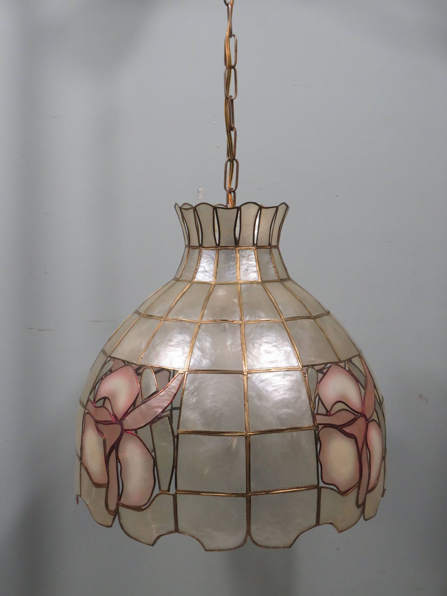 Suspension capiz vintage