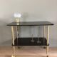 Vintage service table in Formica with wheels