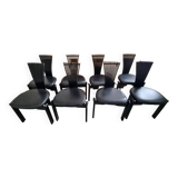 8 Totem chairs by Torstein Nilsen