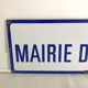 Metro plaque "Mairie d'Issy - Porte de la Chapelle"