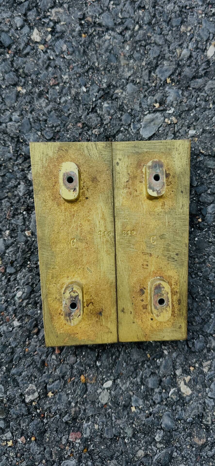 Bronze handles by Maurice Jallot