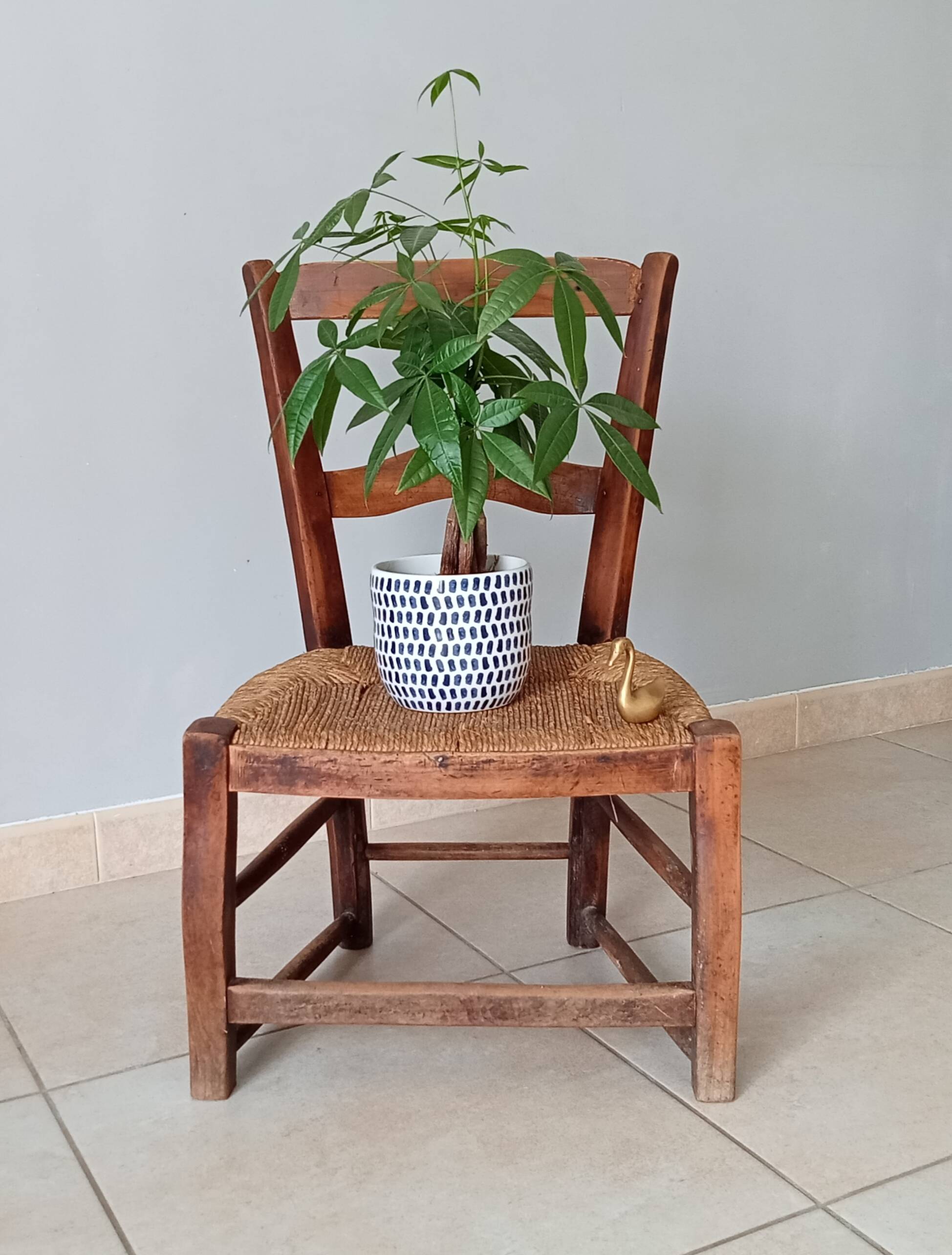 Old low chair from the 30s/40s