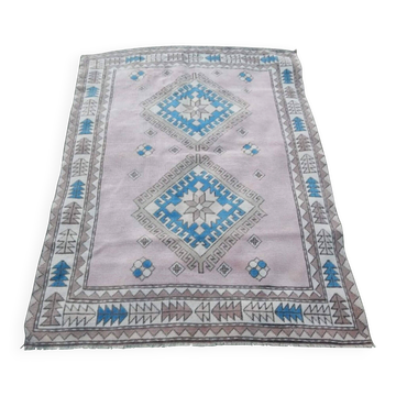 Tapis Oushak turc vintage 155x190 cm