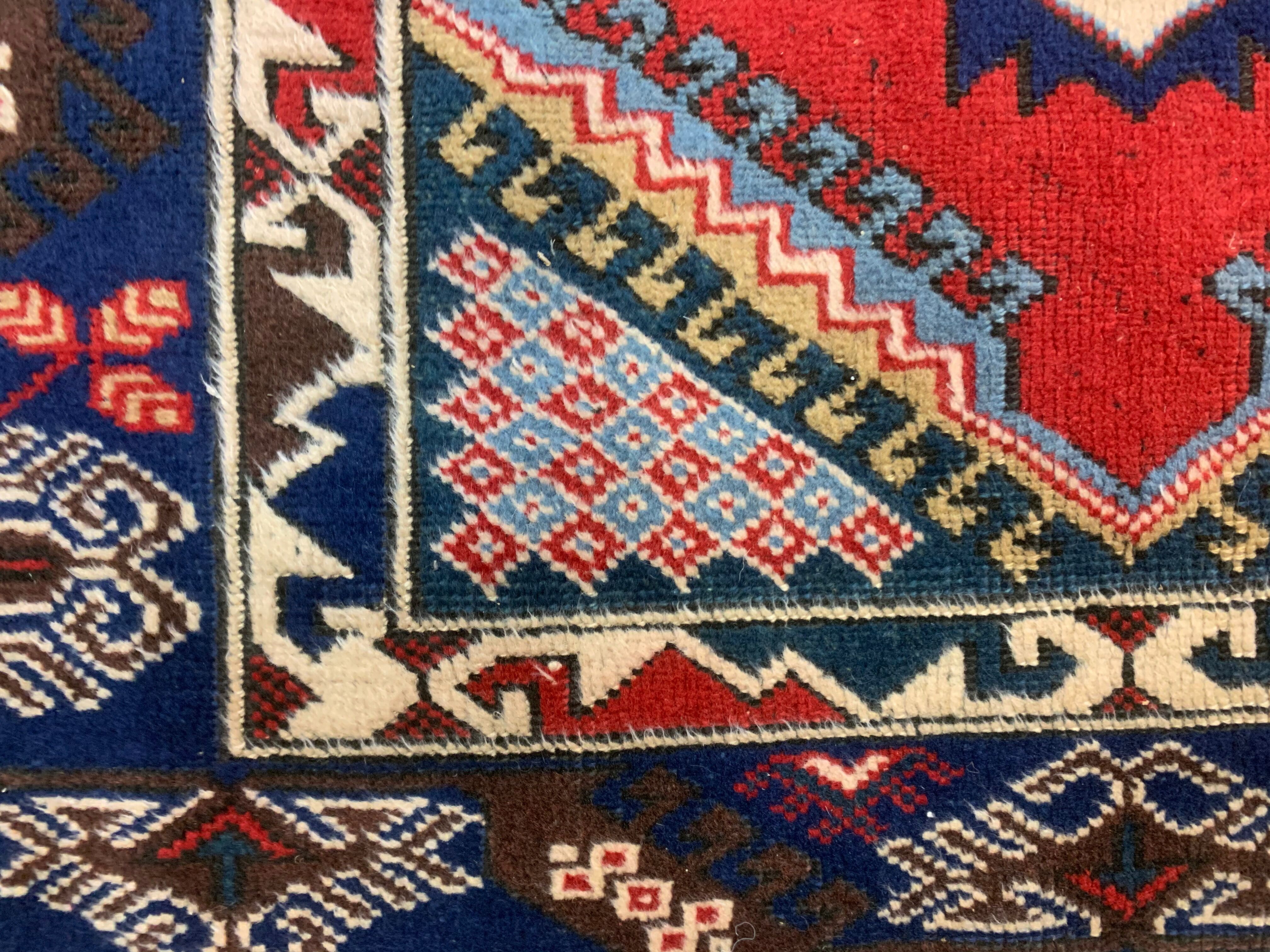 Turkish tribal rug veg dye 195x128 cm