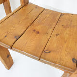 Set of four dining chairs by Ate van Apeldoorn for Houtwerk Hattem, The Netherlands 1970's