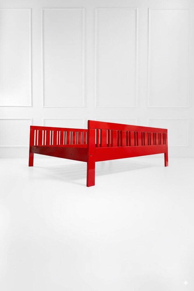 Galassia Bed attributed to Ettore Sotstsass for Poltronova, Italy, 1963
